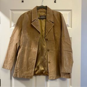 Vintage Suede Wilsons Leather Tan Jacket